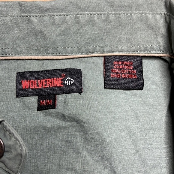 WOLVERINE Work/Casual Shirt 100% Cotton Size Medium NWOT - Picture 9 of 11